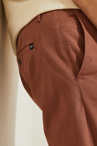 Pantalon chino slim - Rose - Longueur 34