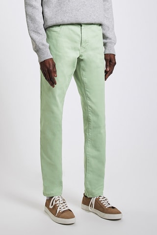 Pantalon slim - Vert clair