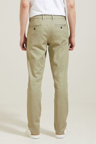 Pantalon chino slim - Vert clair