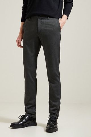 Pantalon chino slim - Anthracite