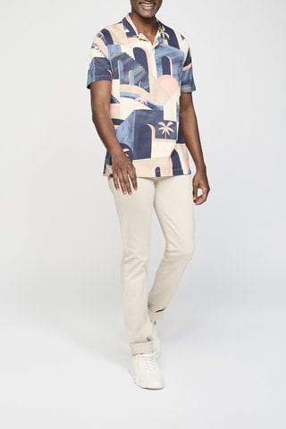 Pantalon slim - Ecru - Longueur 34