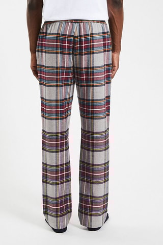 Pantalon de pyjama - Gris clair et bordeaux