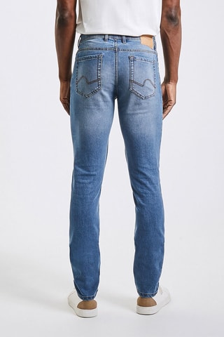 Jean slim - Bleu - Longueur 34