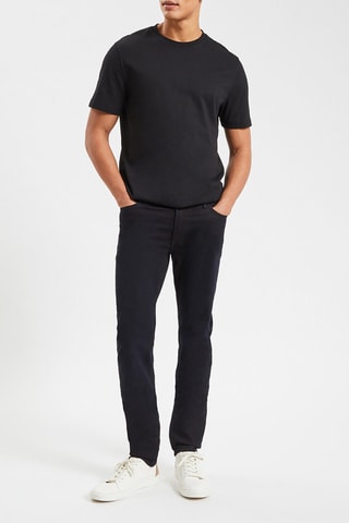 Jean slim - Bleu marine  - Longueur 34