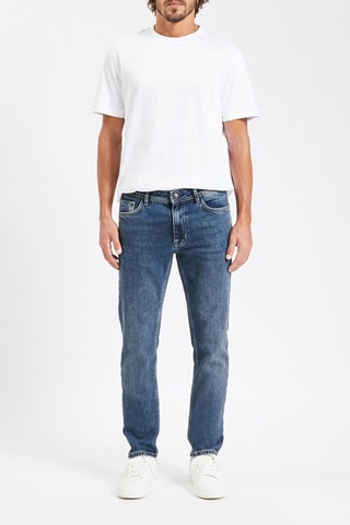 Jean slim - Bleu foncé - Longueur 34