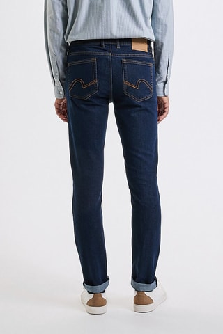 Jean slim - Bleu marine - Longueur 34