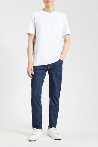 Jean straight - Bleu - Longueur 34