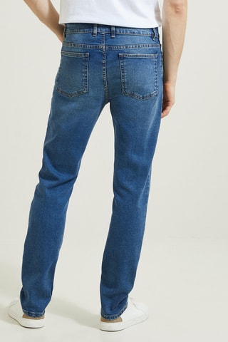 Jean straight - Bleu - Longueur 34