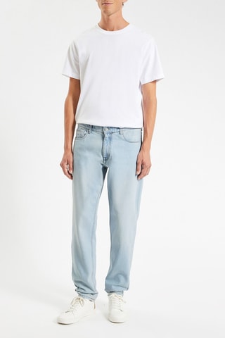 Jean relaxed - Bleu - Longueur 34