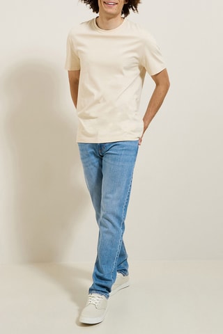 Jean straight - Ciel - Longueur 30