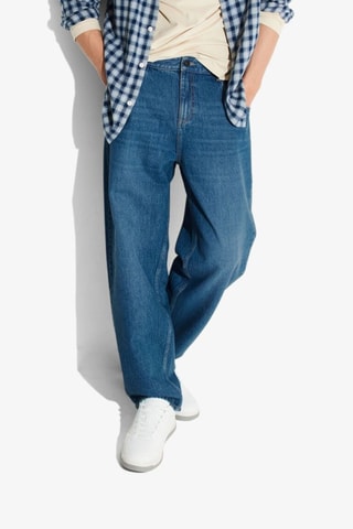 Jean baggy L34 - Bleu