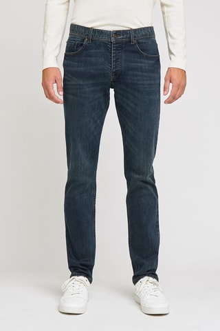 Jean straight - Bleu - Longueur 34