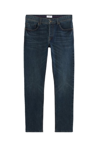 Jean straight - Bleu - Longueur 34