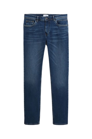 Jean straight - Bleu - Longueur 34
