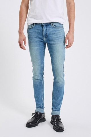 Jean skinny - Bleu - Longueur 34