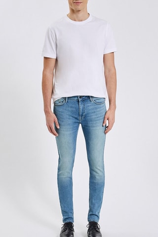 Jean skinny - Bleu - Longueur 34