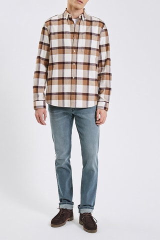 Jean droit - Bleu-gris - Longueur 30