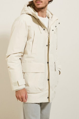 Parka à capuche - Blanc