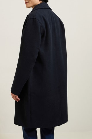 Manteau en laine - Bleu foncé