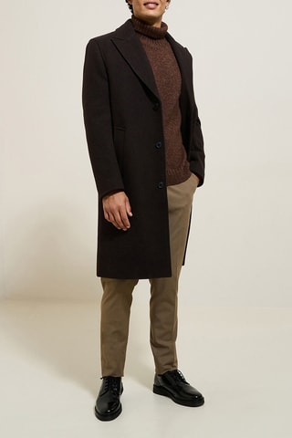 Manteau en laine - Marron