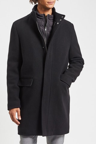 Manteau en laine - Noir