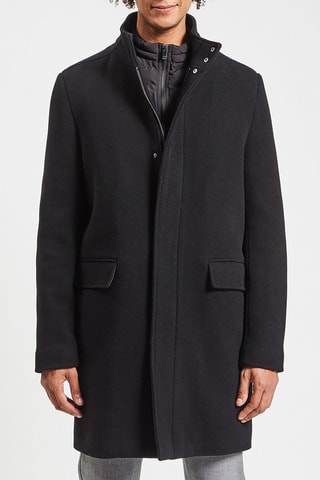 Manteau en laine - Noir