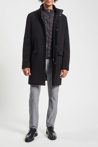 Manteau en laine - Noir