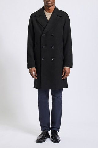 Manteau en laine - Noir
