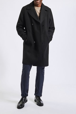 Manteau en laine - Noir