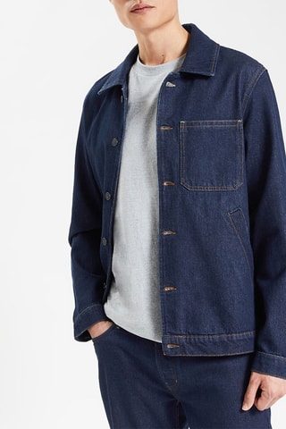 Veste en jean - Bleu marine