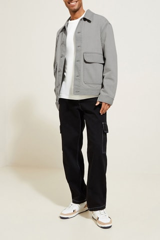 Veste en jean - Gris