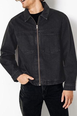 Veste en jean - Noir