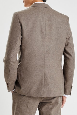 Veste slim en laine - Beige