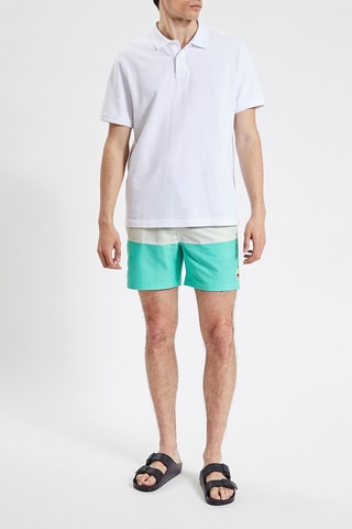 Short de bain - Turquoise et bleu marine