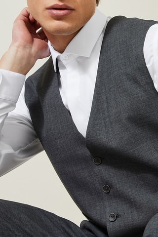 Gilet de costume slim - Anthracite