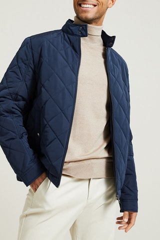 Blouson biker - Bleu