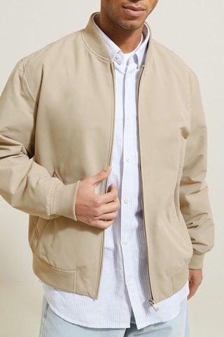 Blouson zippé - Beige