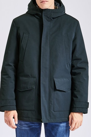 Parka à capuche - Bleu foncé