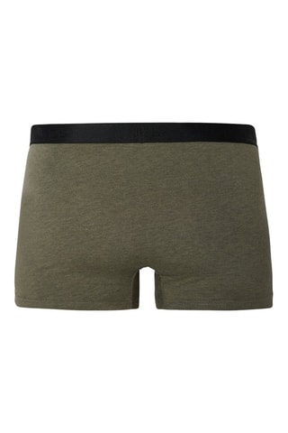 Boxer en coton biologique - Kaki chiné