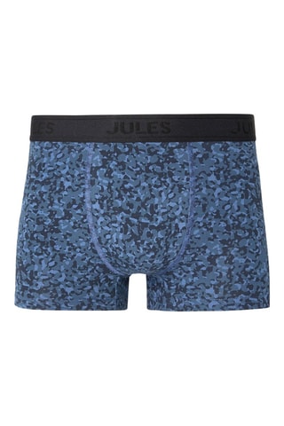 Boxer en coton biologique - Bleu cobalt