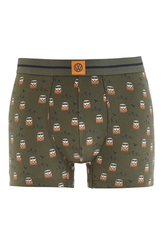 Boxer en coton biologique Volkswagen - Vert clair