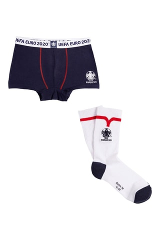 Boxer et chaussettes UEFA Euro 2020 - Bleu nuit