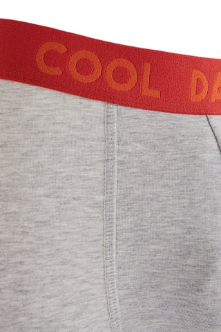 Boxer en coton biologique - Gris chiné