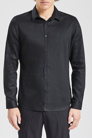 Chemise slim - Noir