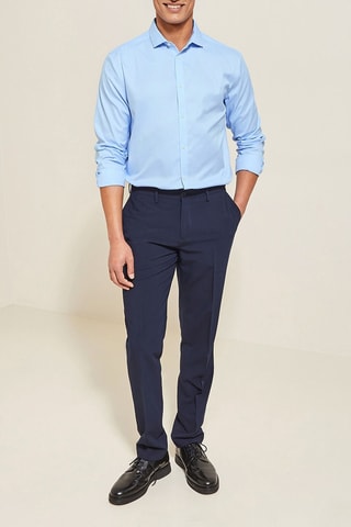 Chemise regular - Bleu
