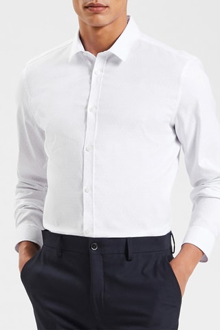 Chemise slim - Blanc