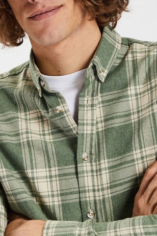 Chemise regular - Kaki