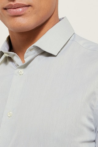 Chemise slim - Gris clair