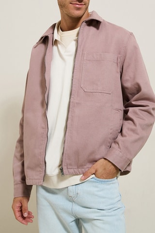 Surchemise en coton biologique - Rose