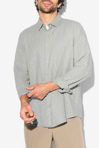 Chemise regular - Gris